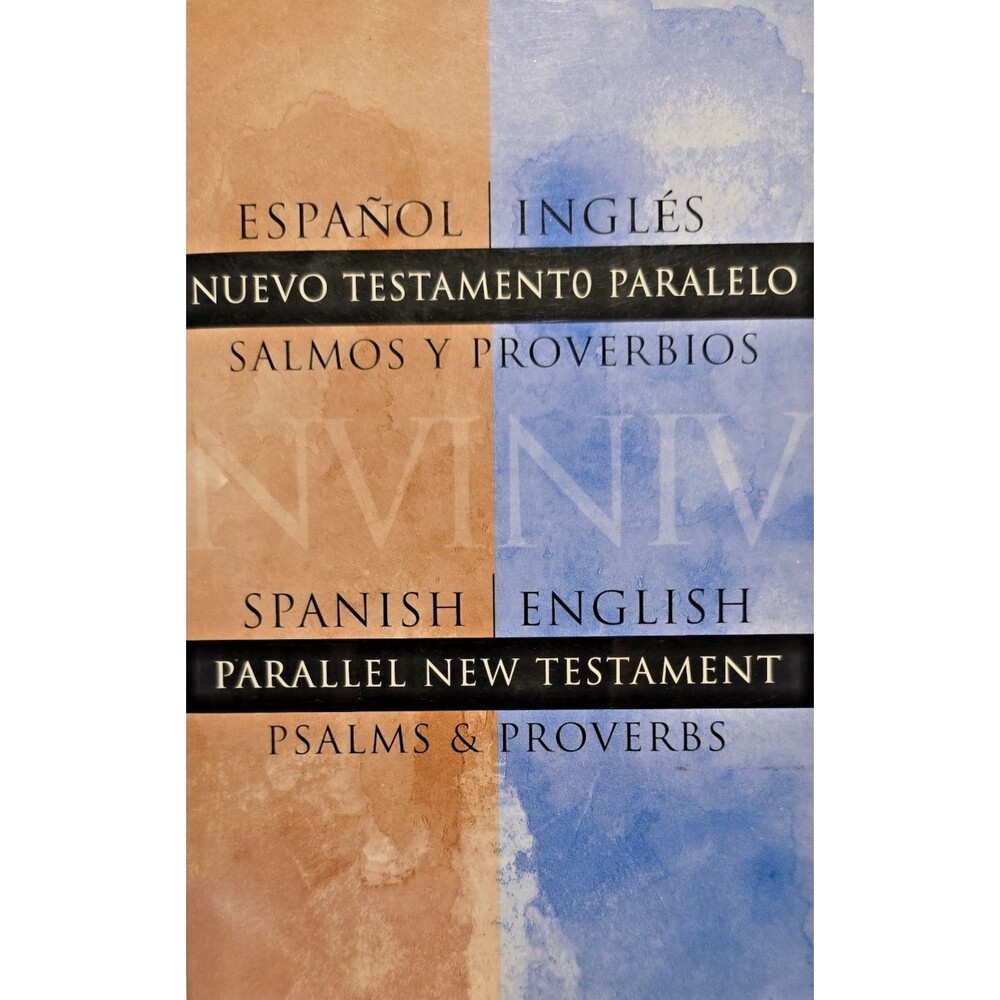 Spanish/English Parallel New Testament Psalms Proverbs – Zondervan – Faithcore